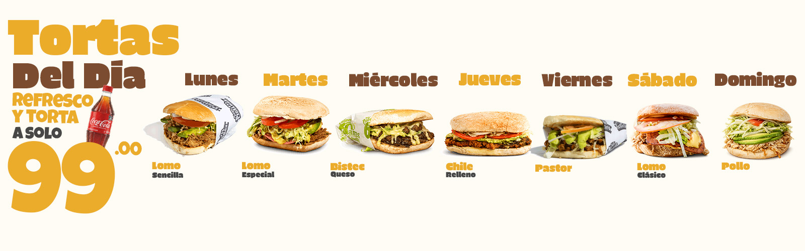 promo torta del dia